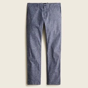 J. Crew Men's Stretch 484 Slim Pants in Grey size W29 L32